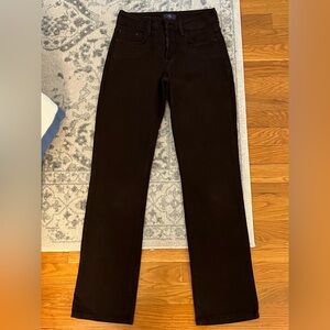 NYDJ Women's Black Straight Leg Jeans - 2P